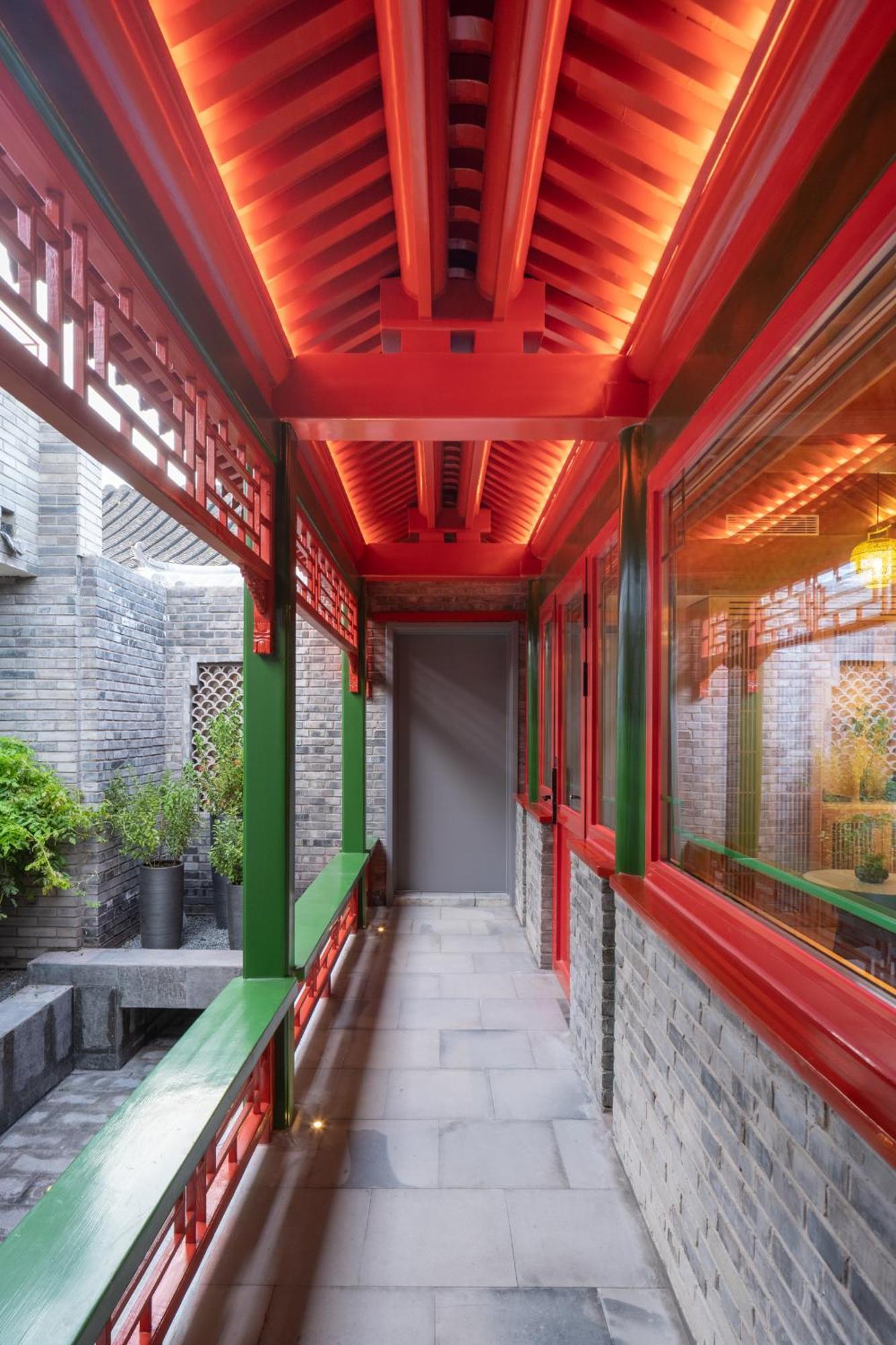 Xinxiang Yayuan Beijing Sihe Courtyard With Sky Garden Terrace Near Tiananmen Square Forbidden City Wangfujing Pedestrian Street And The Subway Kültér fotó
